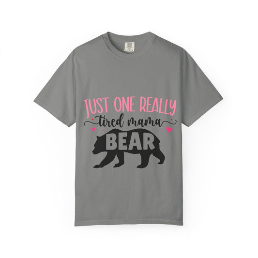 Modern Mama Comfort Colors Shirt Tired Mama Bear Trendy Mom T-Shirt Short Sleeve New Mom Gift Mommy Tee Mother’s Day or Birthday