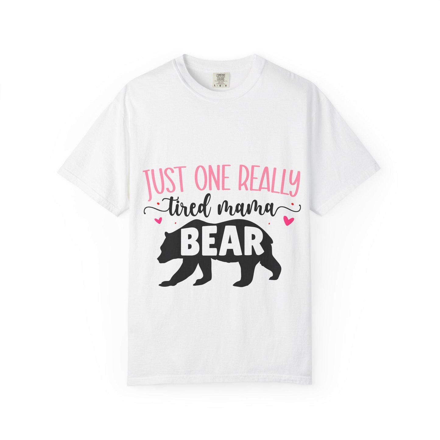 Modern Mama Comfort Colors Shirt Tired Mama Bear Trendy Mom T-Shirt Short Sleeve New Mom Gift Mommy Tee Mother’s Day or Birthday