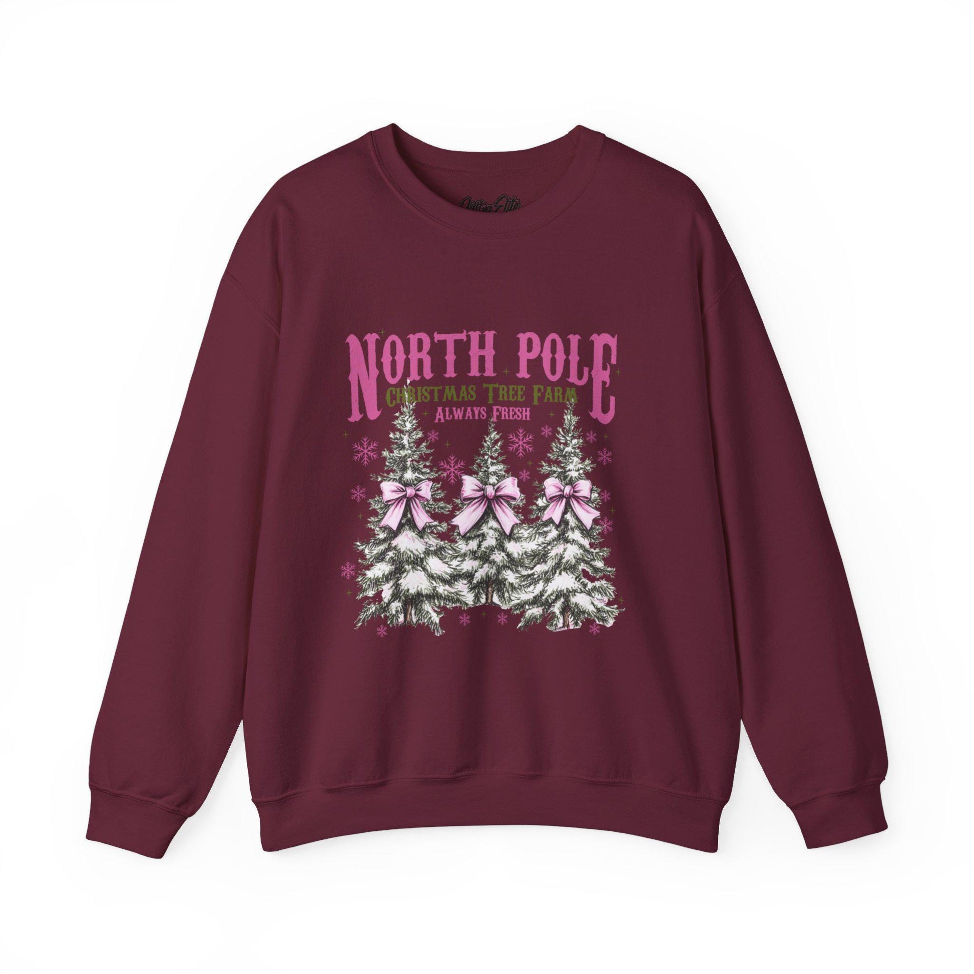 North Pole Christmas Shirt: Family Matching Long Sleeve Tee