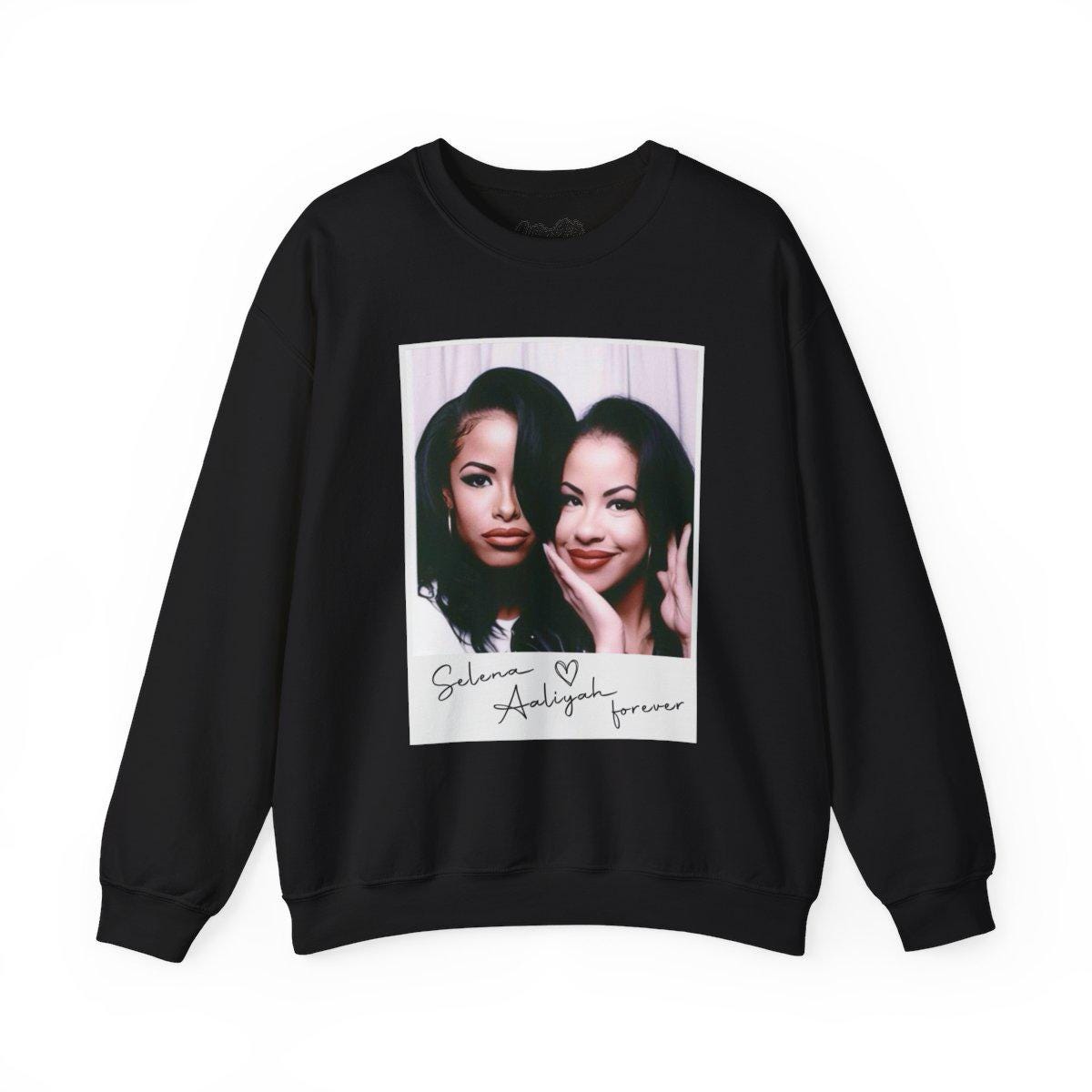 Selena & Aaliyah Graphic Tee: Hiphop Music Legends Sweatshirt