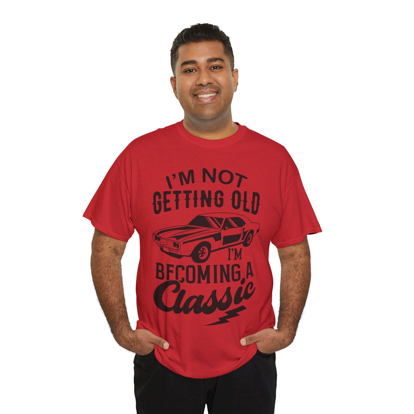 Classic Car Graphic Crew Neck: Funny T-Shirt for Car Lovers