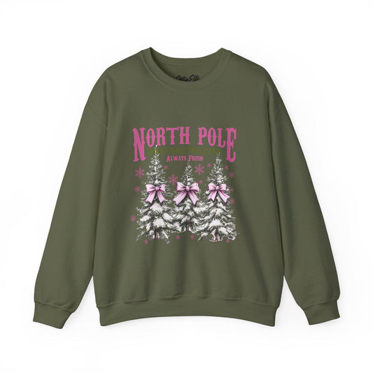 North Pole Christmas Shirt: Family Matching Long Sleeve Tee
