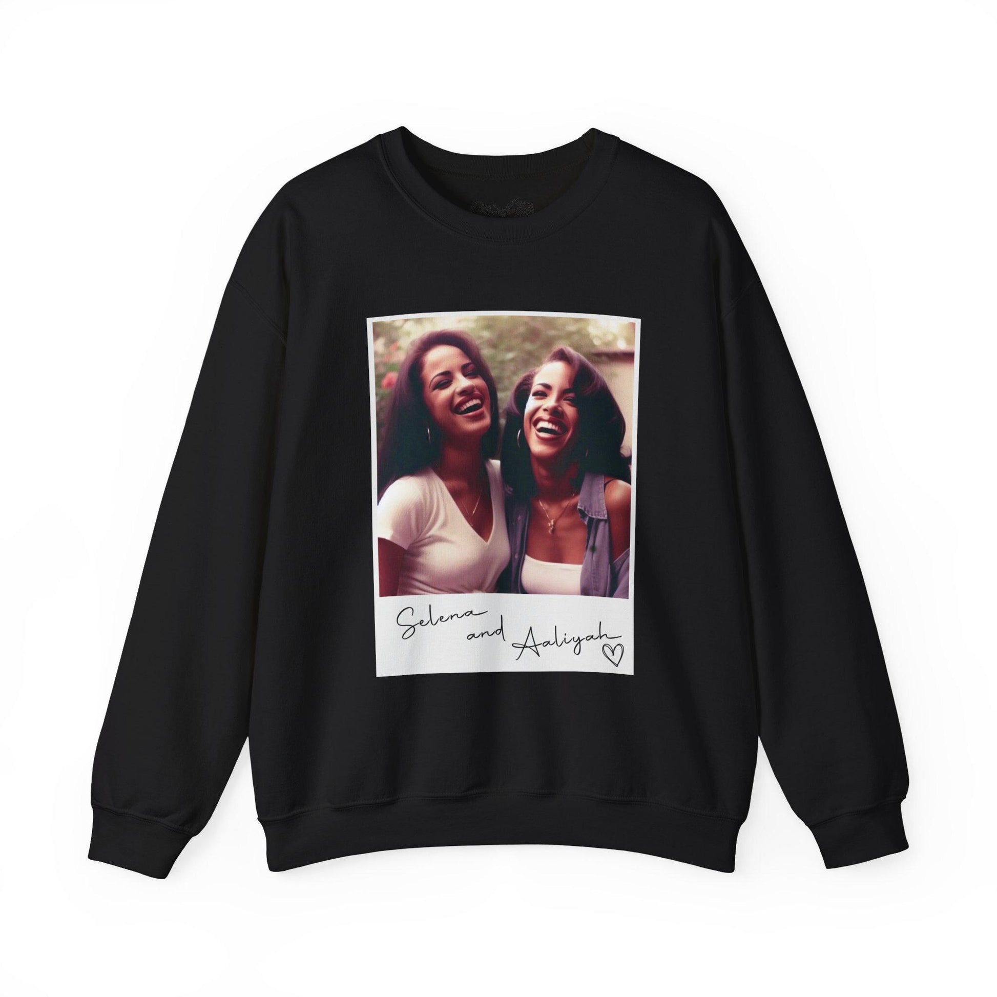 Selena & Aaliyah Graphic Sweatshirt: 90s Music Legends Tee