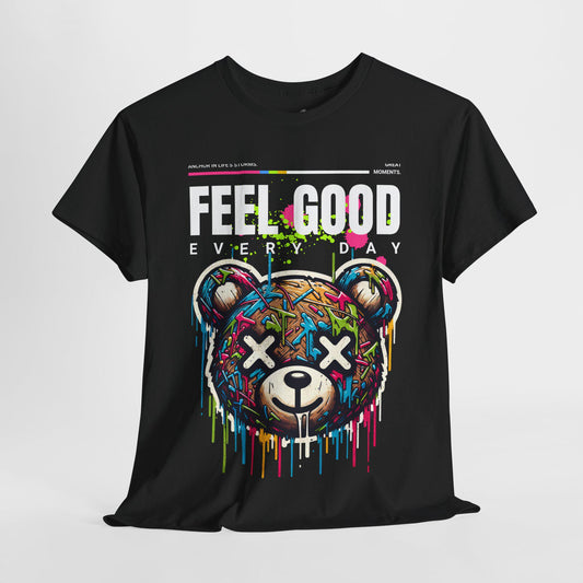 Urban Graphic Teddy Bear Tee: Compton Tupac Style