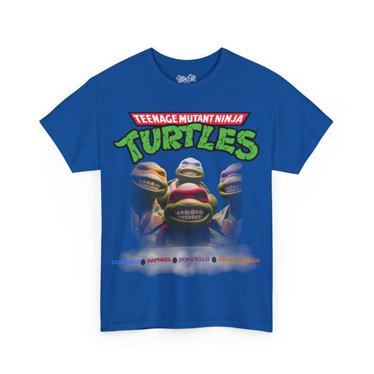 TMNT T-Shirt: Classic Green Teenage Mutant Ninja Turtles with Grillz - Retro Cartoon Style