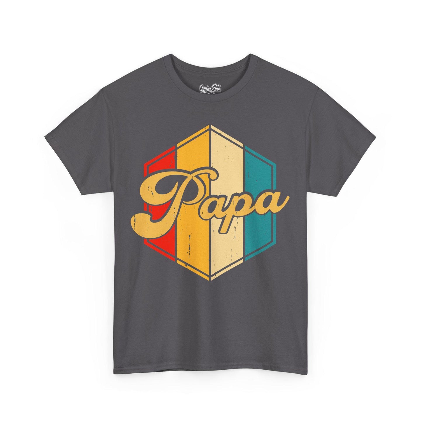 Papas are the Best Tee Funny Dad Shirt Father’s Day Gift Husband Tee Front & Back Print Gift for Dad or Husband