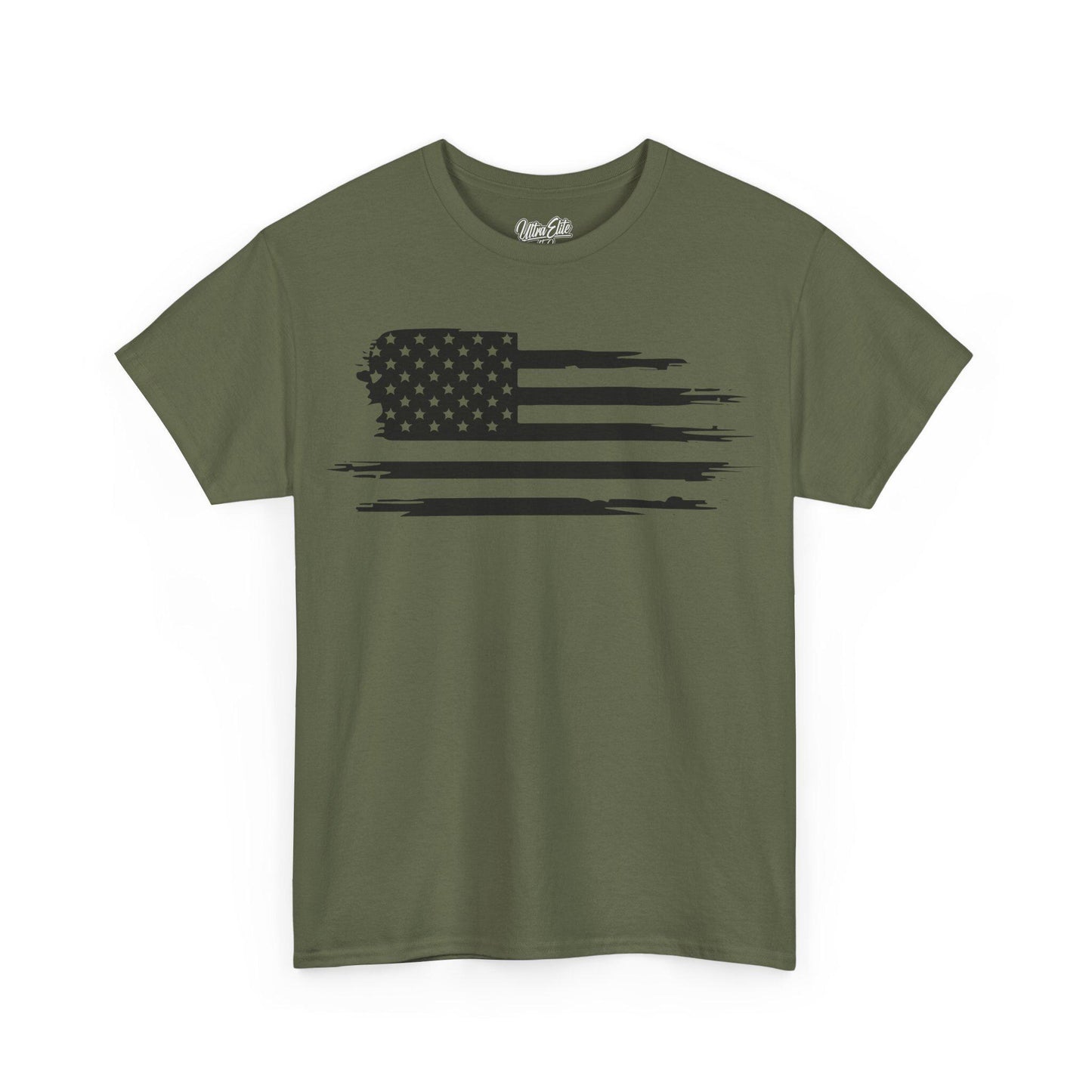 USA Flag T-Shirt: Patriotic 4th of July, Veteran, Gym Wear