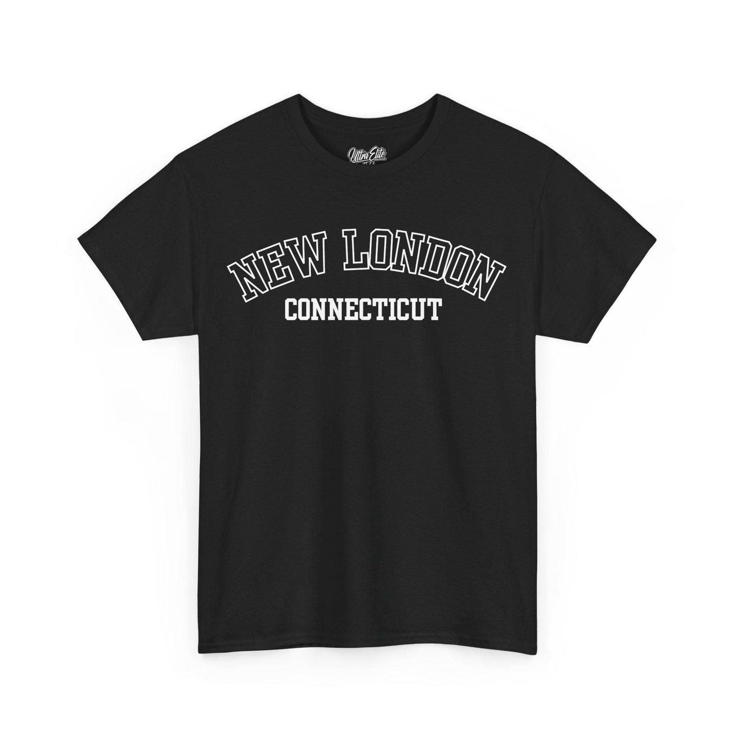 New London CT T-Shirt: Retro 1970s Cityscape Tee