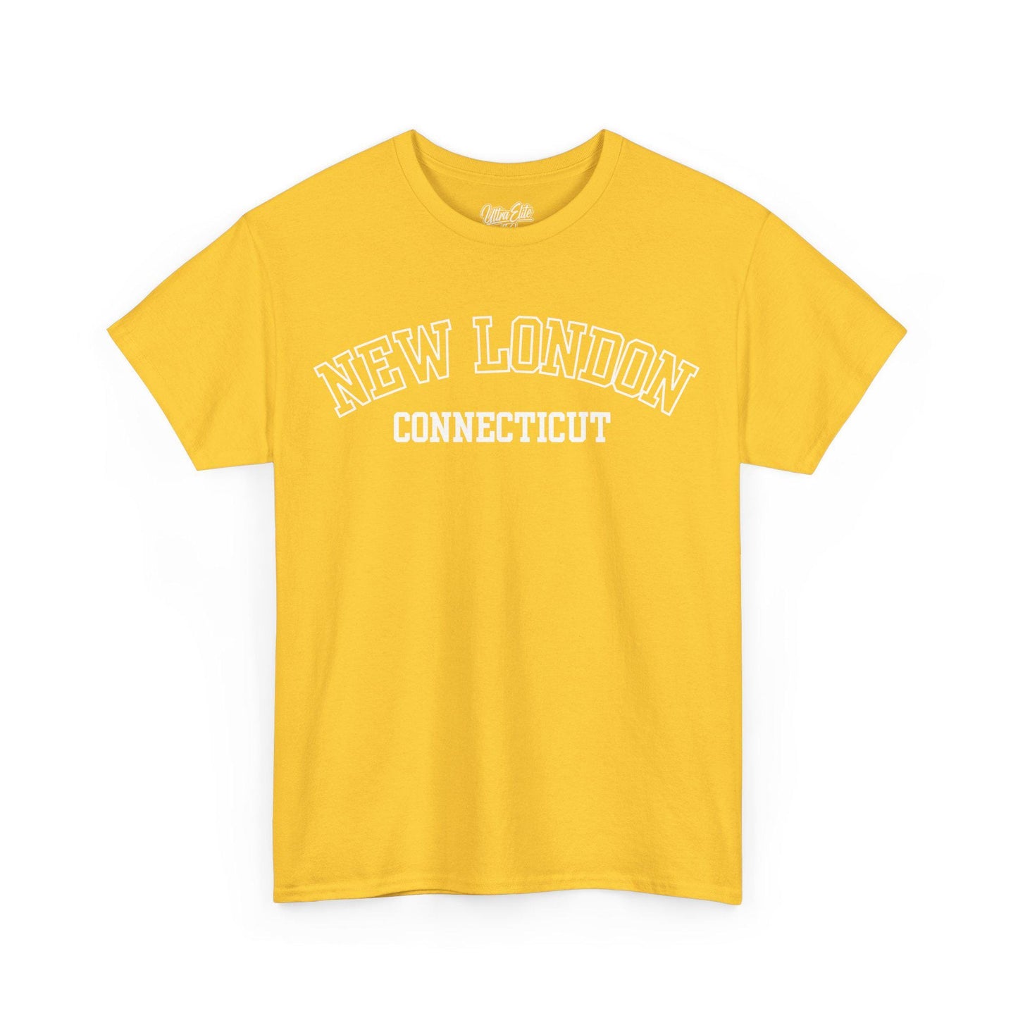 New London CT T-Shirt: Retro 1970s Cityscape Tee