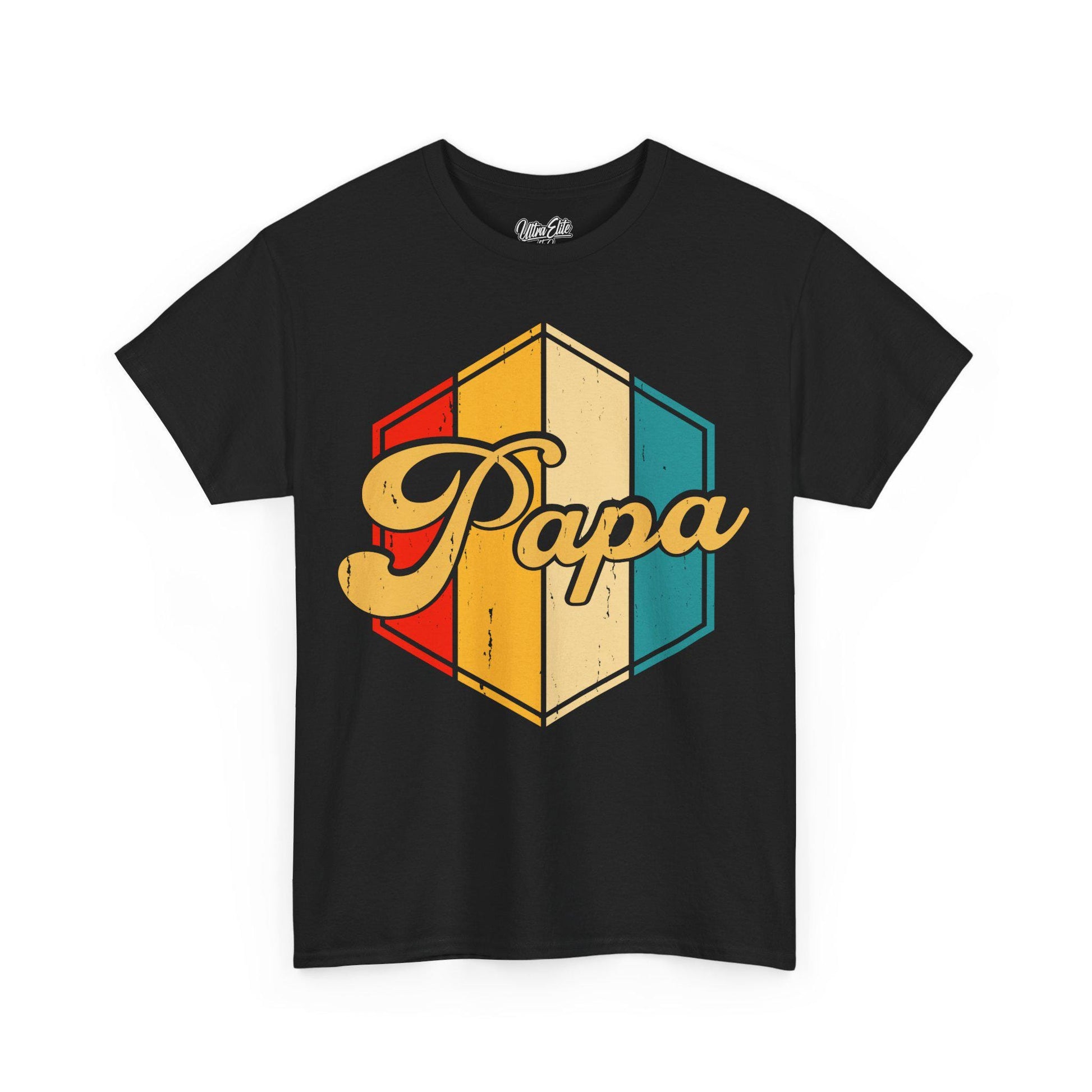 Papas are the Best Tee Funny Dad Shirt Father’s Day Gift Husband Tee Front & Back Print Gift for Dad or Husband