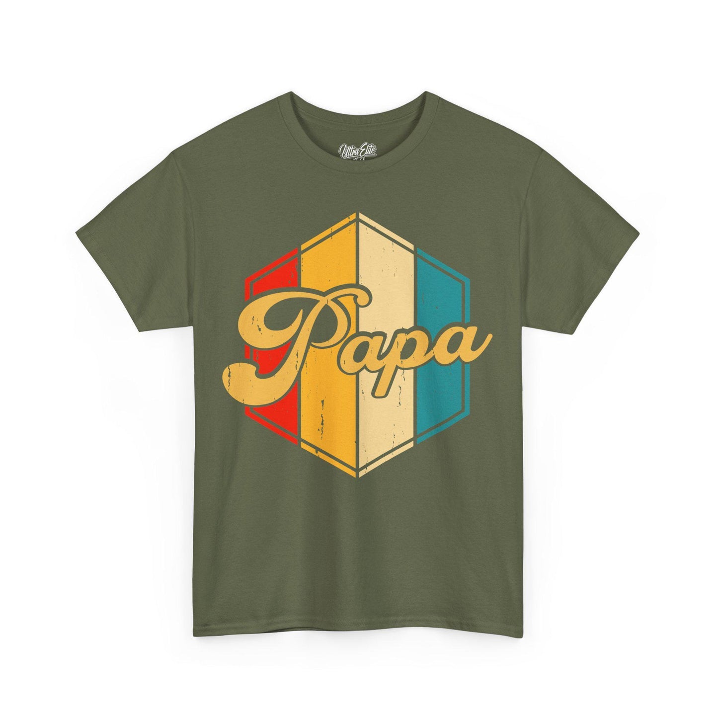 Papas are the Best Tee Funny Dad Shirt Father’s Day Gift Husband Tee Front & Back Print Gift for Dad or Husband
