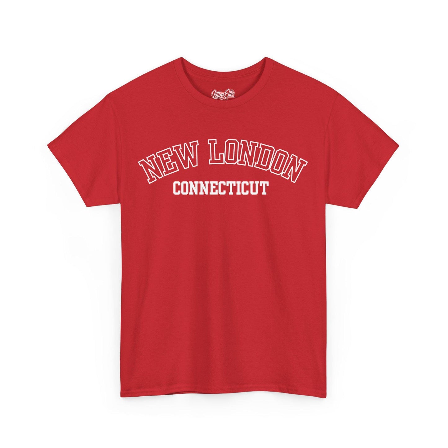 New London CT T-Shirt: Retro 1970s Cityscape Tee
