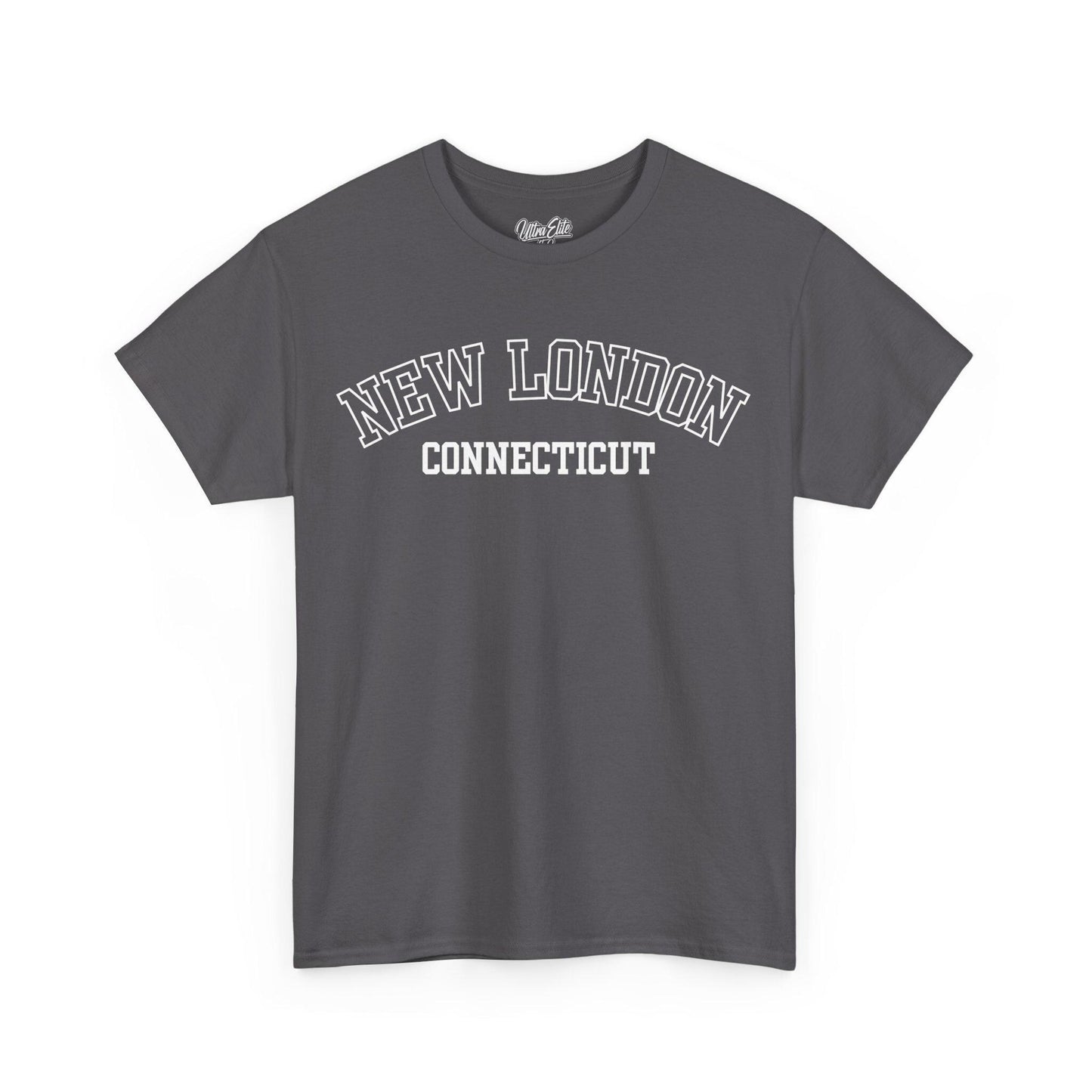 New London CT T-Shirt: Retro 1970s Cityscape Tee