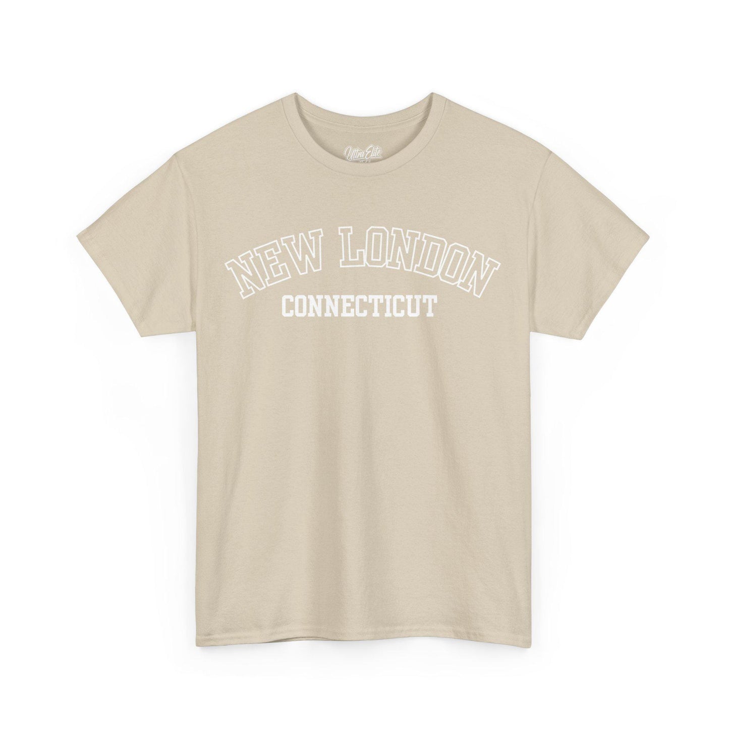 New London CT T-Shirt: Retro 1970s Cityscape Tee