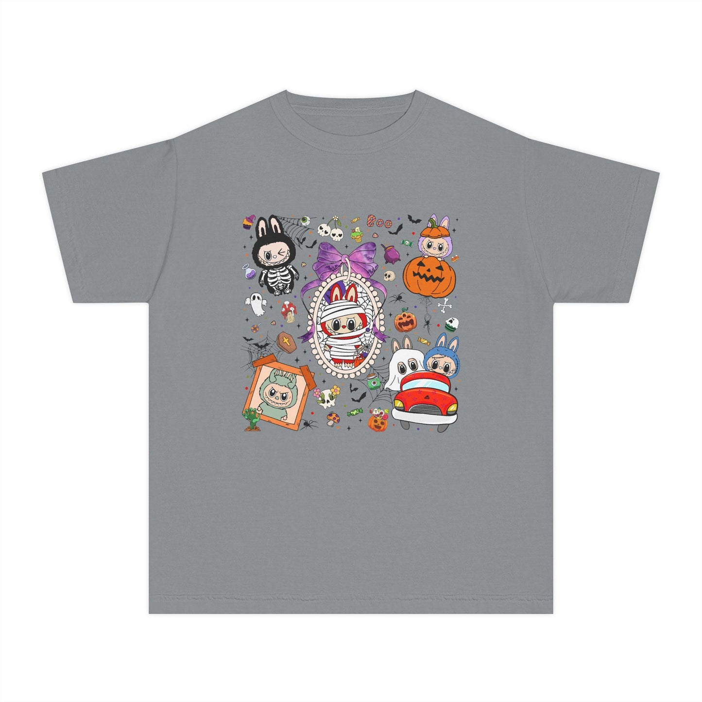 Labubu Monster Kids T-Shirt: Harajuku Party Tee, Pop Mart Fan Apparel